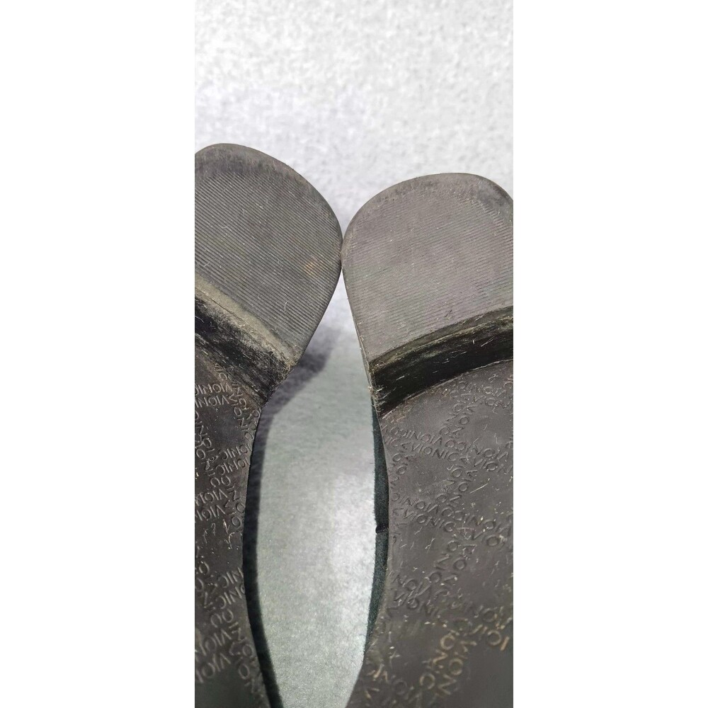 Vionic Joy Serena Suede Ankle Boots 9.5 Black Side Zip Tassel Casual Comfort - Picture 12 of 12